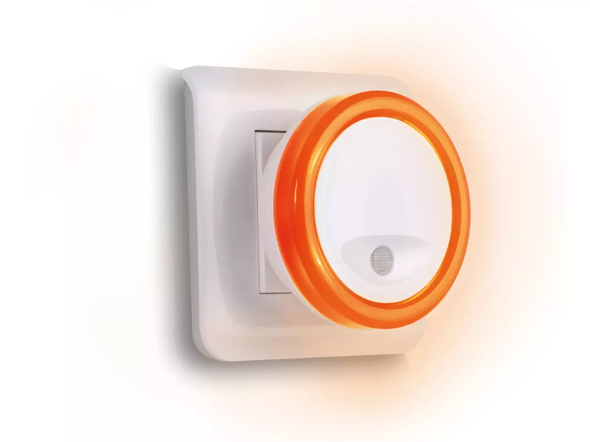 Veilleuse crépusculaire orange - PlugLight Orange - SCS Sentinel