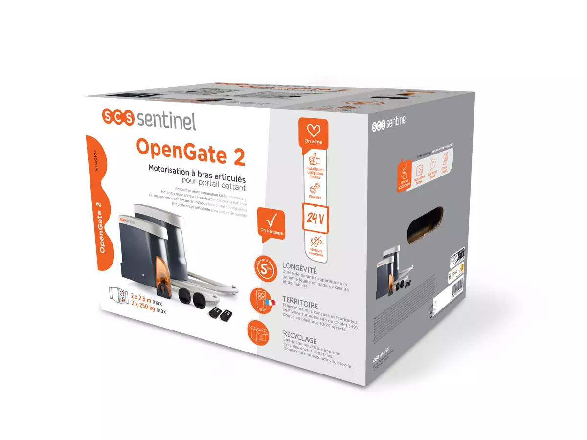 Kit OpenGate 2 FAMILY, 4 télécommandes incluses, OPENGATE 2 FAMILY